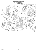 SECTION Diagram and Parts List for RES7646KQ2  Roper Dryer