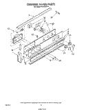 CONTROL PANEL Diagram and Parts List for RS660BXK4  Whirlpool Range