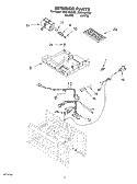 INTERIOR PARTS Diagram and Parts List for MH6140XKQ2  Whirlpool Microwave