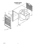 SECTION Diagram and Parts List for D50A0  Whirlpool Dehumidifier