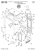 CABINET LINER AND DOOR, LIT/OPTIONAL Diagram and Parts List for JZ235S0  Whirlpool Ice Maker