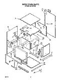 UPPER OVEN Diagram and Parts List for RB170PXYQ0  Whirlpool Wall Oven