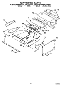 TOP VENTING PARTS Diagram and Parts List for KEMC378KBT04  KitchenAid Microwave Oven Combo