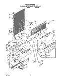 UNIT Diagram and Parts List for 4ET18GKXWW00  Whirlpool Refrigerator