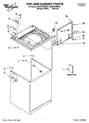 Part Location Diagram of 8558591 Whirlpool Feature Sheet