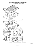COMPARTMENT SEPARATOR Diagram and Parts List for ET16JMXRWR3  Whirlpool Refrigerator