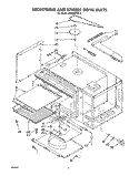 MICROWAVE AND STIRRER DRIVE Diagram and Parts List for RM288PXV4  Whirlpool Microwave Oven Combo