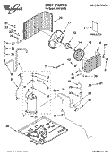 Part Location Diagram of 1187441 Whirlpool EVAPORATOR