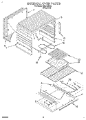 INTERNAL Diagram and Parts List for RF3010XVN3  Whirlpool Range