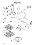 Part Location Diagram of 311982 Whirlpool rivet, plastic (sold individually, 2 recommended)