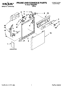 Part Location Diagram of 3385887 Whirlpool Insert, Console