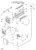 Part Location Diagram of LIT2186924 Whirlpool LITERATURE PARTS (Service & Wiring Sheet)