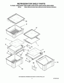 Part Location Diagram of WPW10178772 Whirlpool Refrigerator Crisper Pan (Clear)