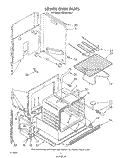 Part Location Diagram of 3172451 Whirlpool Oven, 30`` Conventional