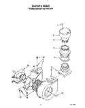 BLOWER Diagram and Parts List for KUDC220T3  KitchenAid Dishwasher