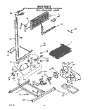 UNIT Diagram and Parts List for ET18ZKXXW00  Whirlpool Refrigerator
