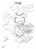 OVEN Diagram and Parts List for SB100PEDB1  Whirlpool Wall Oven