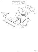 TOP VENTING, OPTIONAL Diagram and Parts List for KEBI276DBL4  KitchenAid Wall Oven