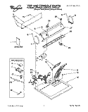 SECTION Diagram and Parts List for LER4634JT0  Whirlpool Dryer