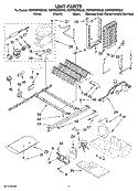 UNIT PARTS Diagram and Parts List for KSRP22FSMS02  KitchenAid Refrigerator