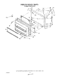FREEZER DOOR Diagram and Parts List for ET20DKXVN05  Whirlpool Refrigerator