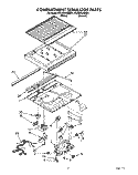 COMPARTMENT SEPARATOR Diagram and Parts List for ET20NKXWN01  Whirlpool Refrigerator
