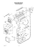 ICEMAKER, LIT/OPTIONAL Diagram and Parts List for KSSS36DAW01  KitchenAid Refrigerator