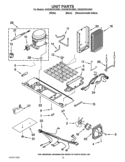 UNIT PARTS Diagram and Parts List for GSS26C5XXA03  Whirlpool Refrigerator