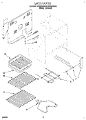 UNIT Diagram and Parts List for RF366BXDW0  Whirlpool Range