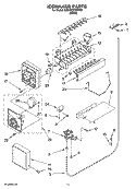 Part Location Diagram of W10001280 Whirlpool SCREW