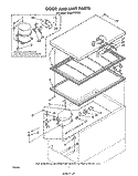 SECTION Diagram and Parts List for EH09EFXPW6  Whirlpool Freezer