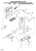 Part Location Diagram of 2315110W Whirlpool Drip Tray Assembly (White)