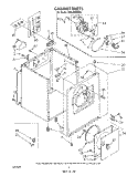 SECTION Diagram and Parts List for TEDL600WW0  Whirlpool Dryer