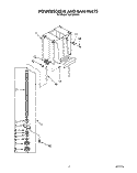 POWERSCREW AND RAM Diagram and Parts List for TU4700XXP1  Whirlpool Trash Compactor