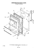 REFRIGERATOR DOOR , NOT ILLUSTRATED Diagram and Parts List for RT14DCXVW00  Roper Refrigerator