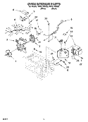 OVEN INTERIOR PARTS Diagram and Parts List for YMT3110SHB0  Whirlpool Microwave