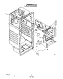 LINER Diagram and Parts List for ET16AKXMWR0  Whirlpool Refrigerator
