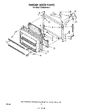 FREEZER DOOR Diagram and Parts List for ET20MKXRWR0  Whirlpool Refrigerator