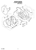 Part Location Diagram of WPW10112671 Whirlpool Clip