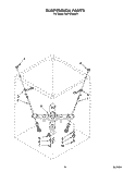 SUSPENSION Diagram and Parts List for RAC4244AL0  Whirlpool Washer
