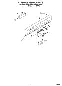 Part Location Diagram of WP8268540 Whirlpool Dishwasher Door Release Spring