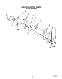 CONTROL PANEL Diagram and Parts List for SE950PERW6  Whirlpool Range