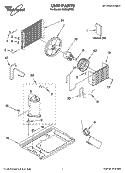 UNIT PARTS Diagram and Parts List for ACQ082PR3  Whirlpool Air Conditioner