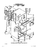 Part Location Diagram of 836195 Whirlpool SHIM,CENTER (OVERSIZED)