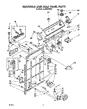 Part Location Diagram of 3946436 Whirlpool TIMER