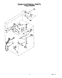 OVEN ELECTRICAL, LIT/OPTIONAL Diagram and Parts List for FGS395VL1  Whirlpool Range