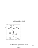 MISCELLANEOUS Diagram and Parts List for LA5300XPW5  Whirlpool Washer