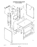 EXTERNAL OVEN Diagram and Parts List for SF3100ERW4  Whirlpool Range