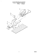 Part Location Diagram of 4389608 Whirlpool LEVER-LOCK