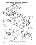 COMPARTMENT SEPARATOR AND CONTROL Diagram and Parts List for ET14JMXMWR4  Whirlpool Refrigerator
